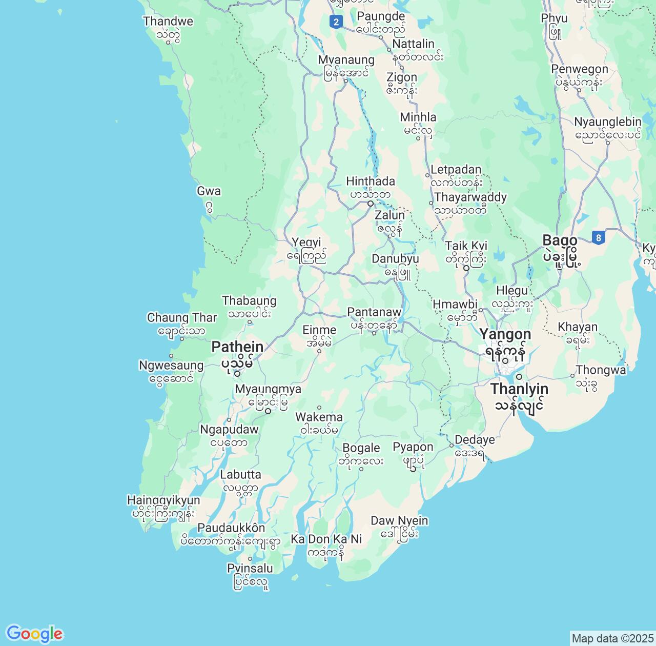 Map image for Intellectual Property Lawyers in Ayeyarwady and Myanmar IP firms at coordinates  ; .