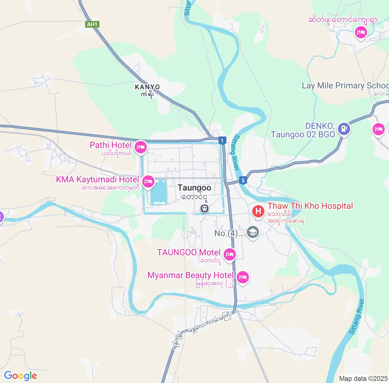 Map image for Intellectual Property Lawyers in Taungoo and Bago Region IP firms at coordinates  ; .
