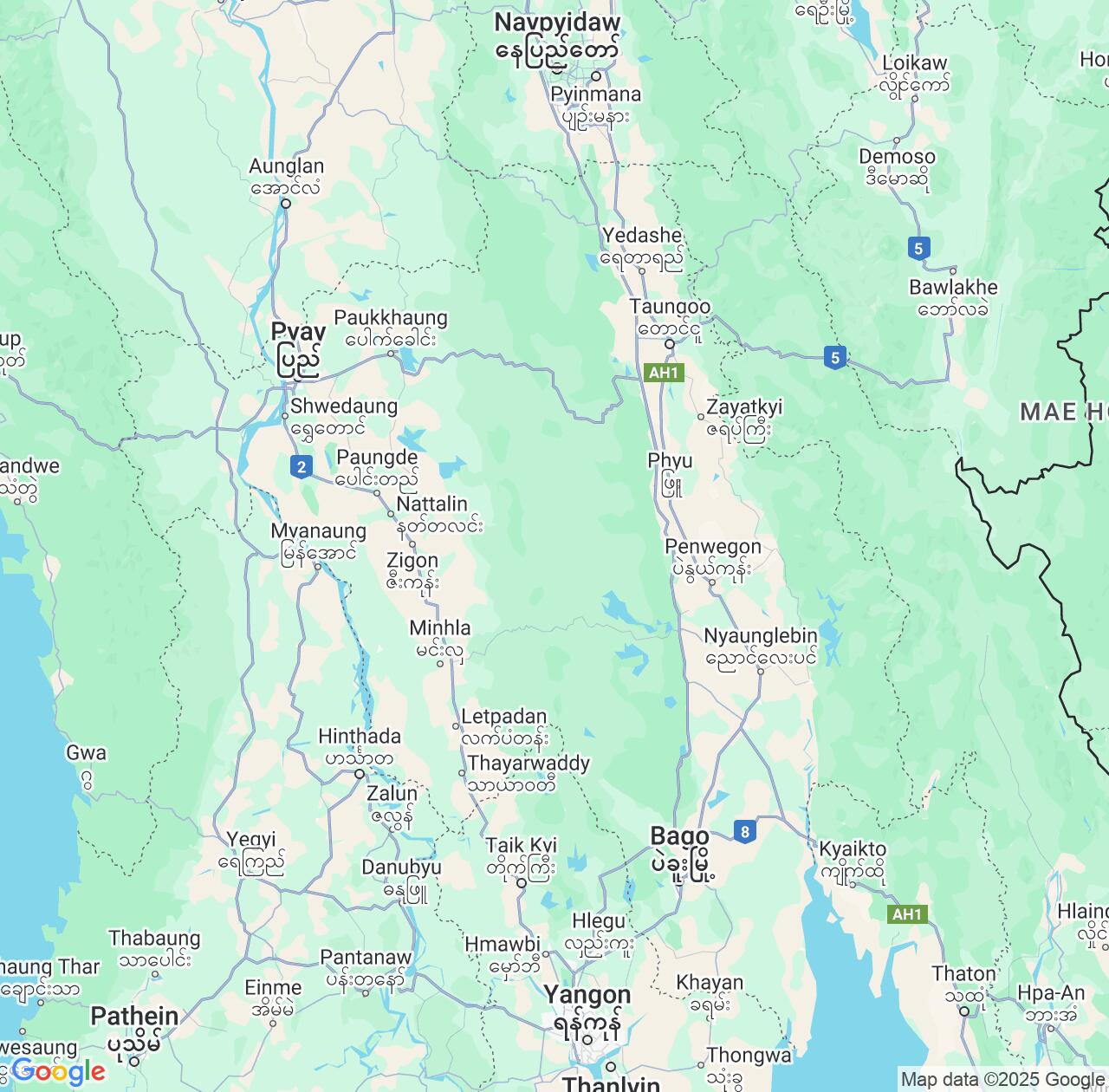 Map image for Intellectual Property Lawyers in Bago Region and Myanmar IP firms at coordinates  ; .