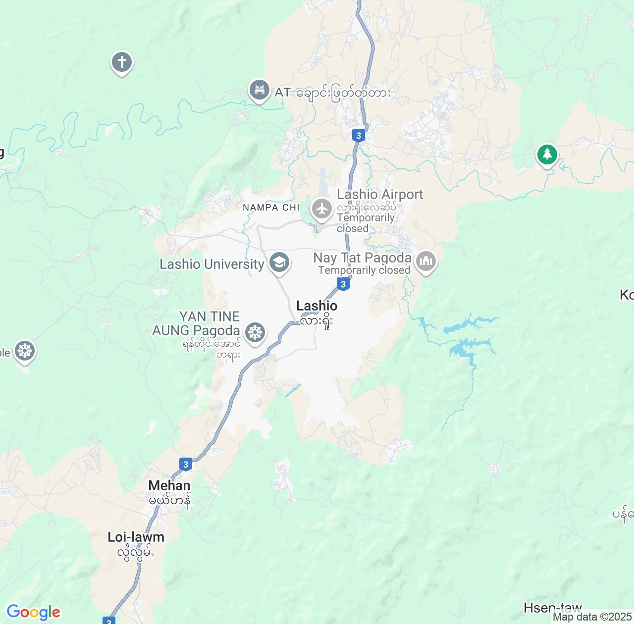 Map image for Intellectual Property Lawyers in Lashio and Shan State IP firms at coordinates  ; .