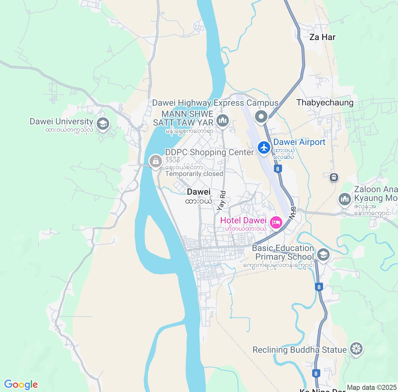 Map image for Intellectual Property Lawyers in Dawei and Tanintharyi Region IP firms at coordinates  ; .