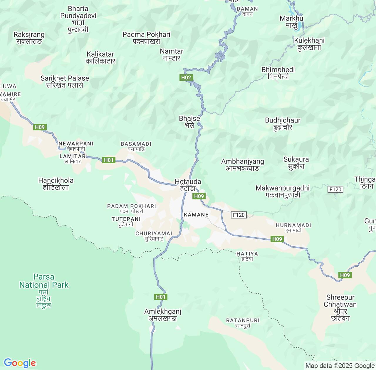 Map image for Intellectual Property Lawyers in Hetauda and Bagmati Province IP firms at coordinates  ; .