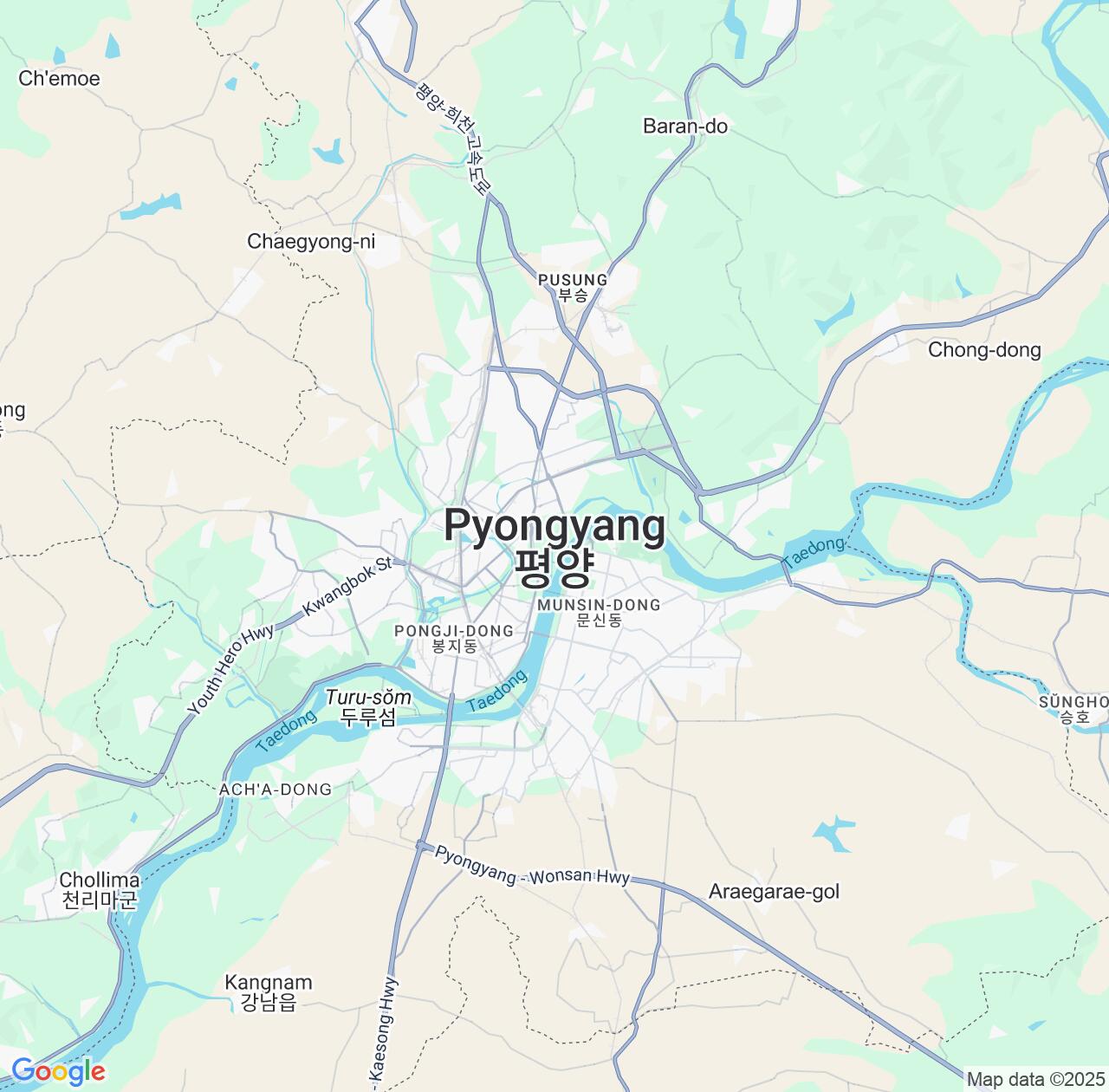 Map image for Intellectual Property Lawyers in Pyongyang and North Korea IP firms at coordinates  ; .