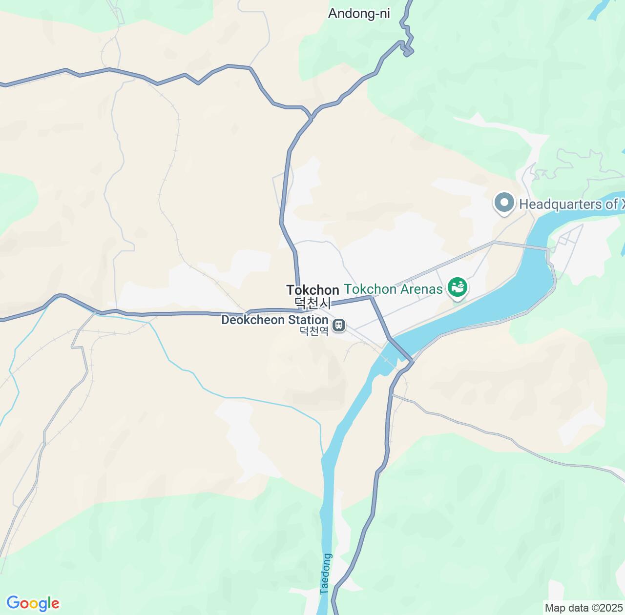 Map image for Intellectual Property Lawyers in Tokch'on and South Pyongan IP firms at coordinates  ; .
