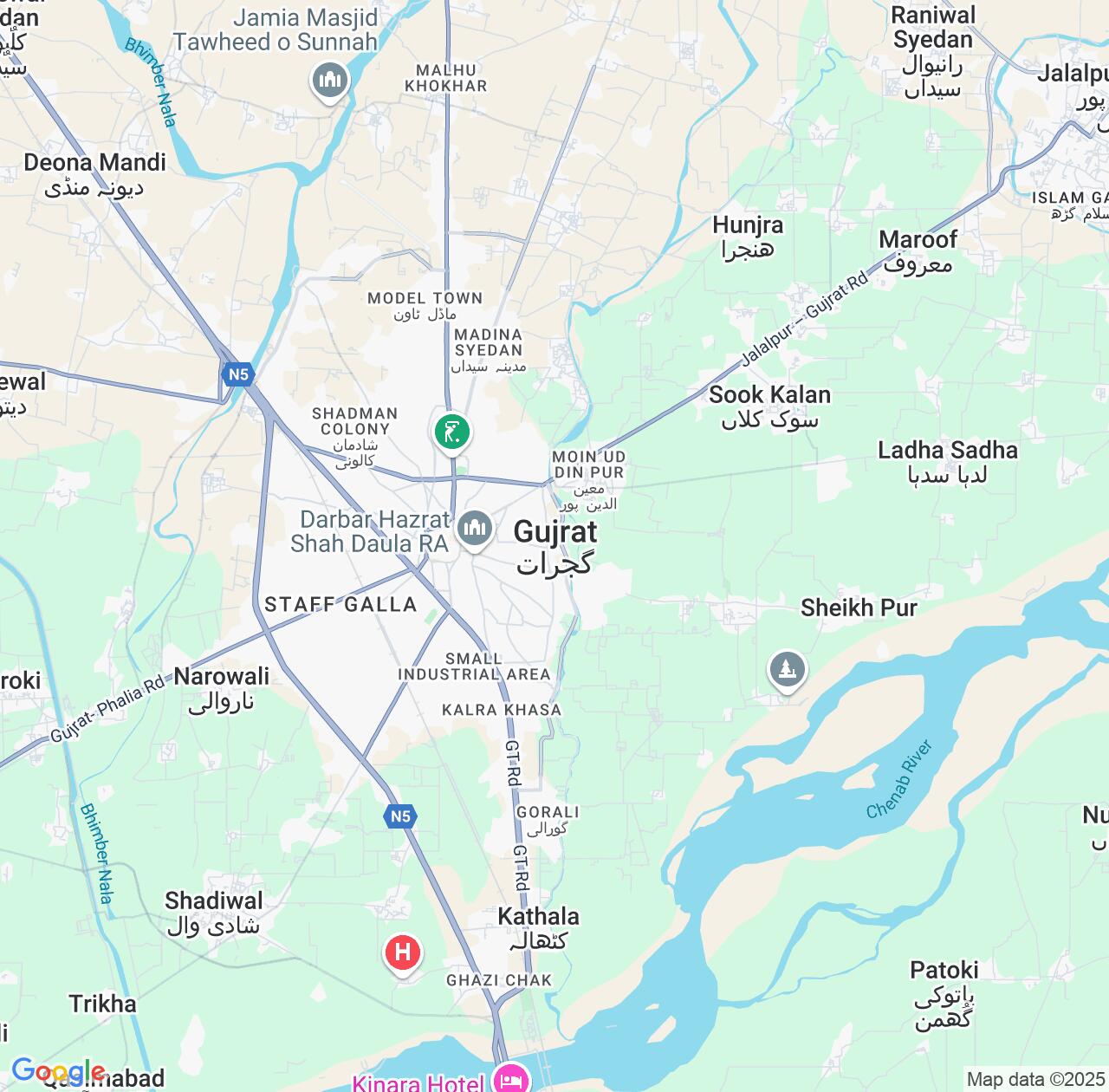 Map image for Intellectual Property Lawyers in Gujrat and Punjab IP firms at coordinates  ; .