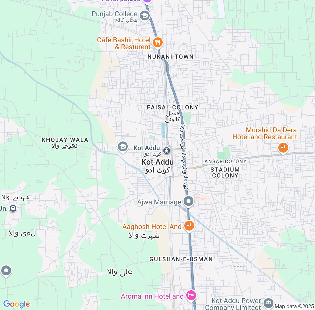 Map image for Intellectual Property Lawyers in Kot Addu and Punjab IP firms at coordinates  ; .