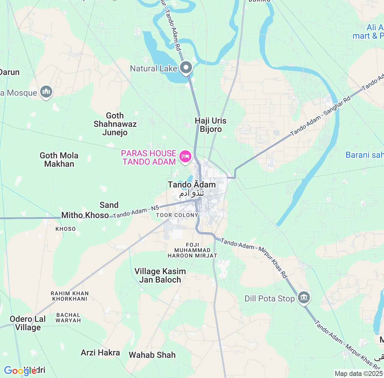 Map image for Intellectual Property Lawyers in Tando Adam and Sindh IP firms at coordinates  ; .