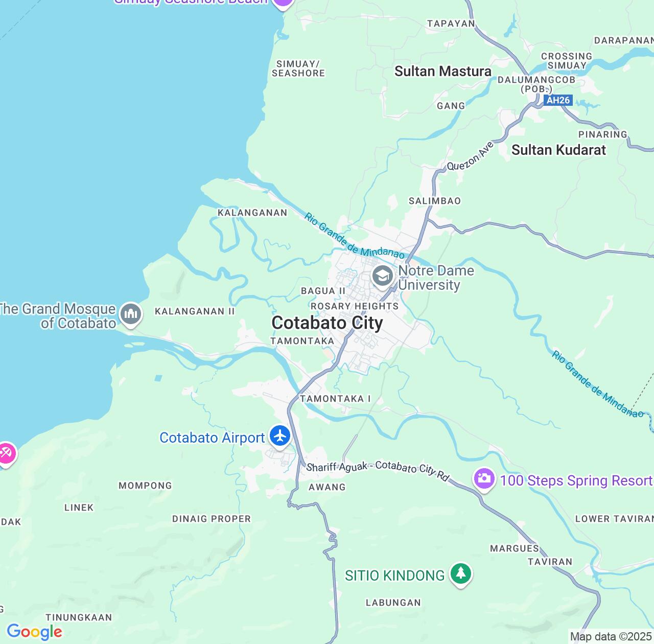 Map image for Intellectual Property Lawyers in Cotabato and Autonomous Region in Muslim Mindanao IP firms at coordinates  ; .