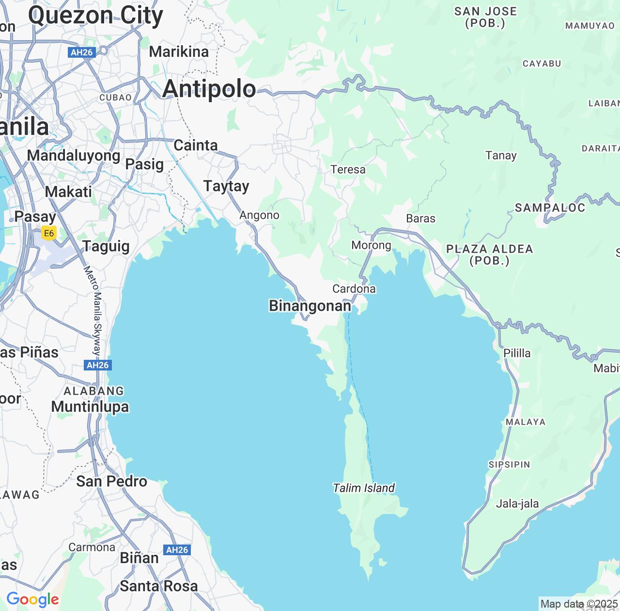 Map image for Intellectual Property Lawyers in Binangonan and Calabarzon IP firms at coordinates  ; .