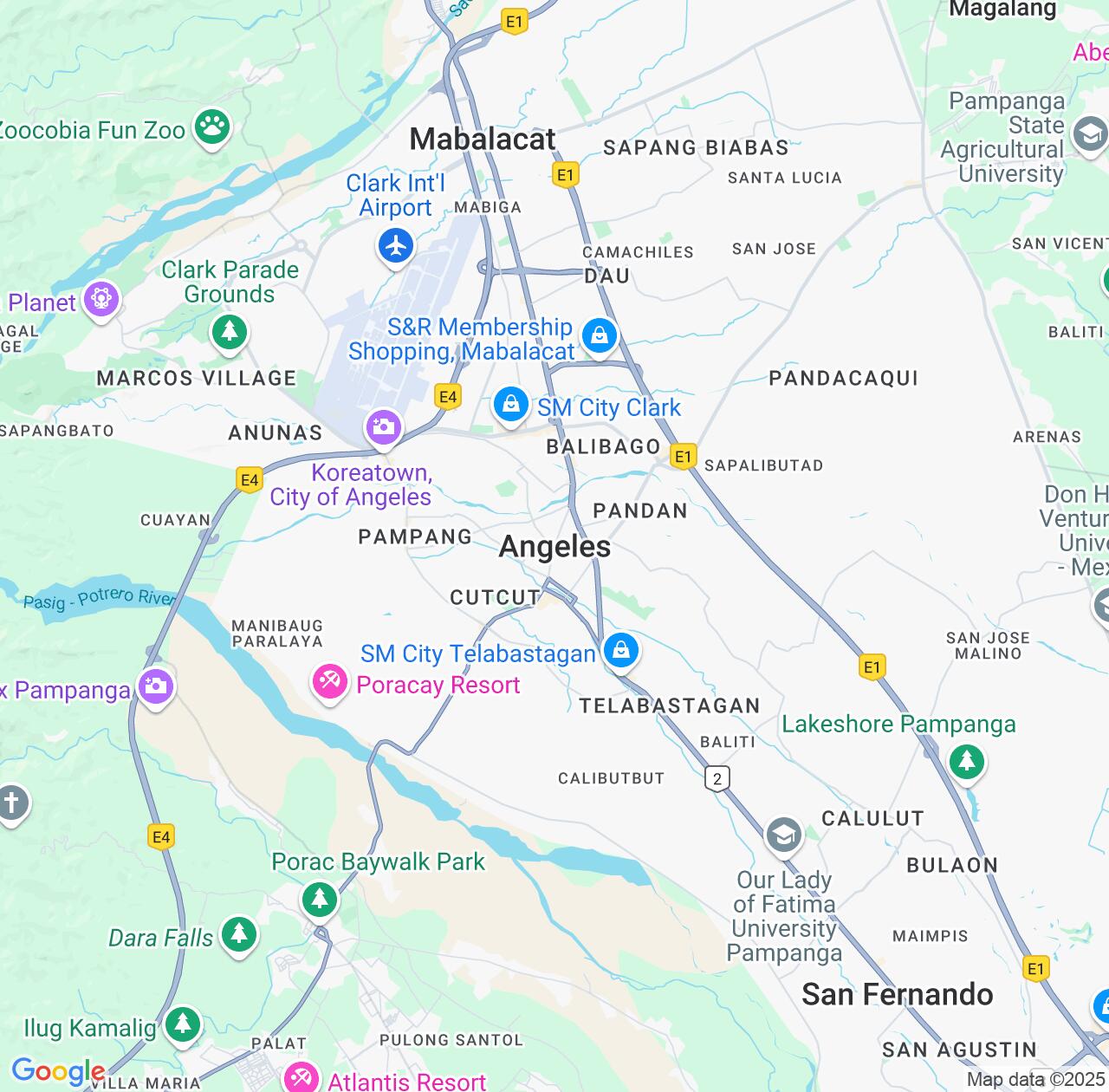 Map image for Intellectual Property Lawyers in Angeles City and Central Luzon IP firms at coordinates  ; .