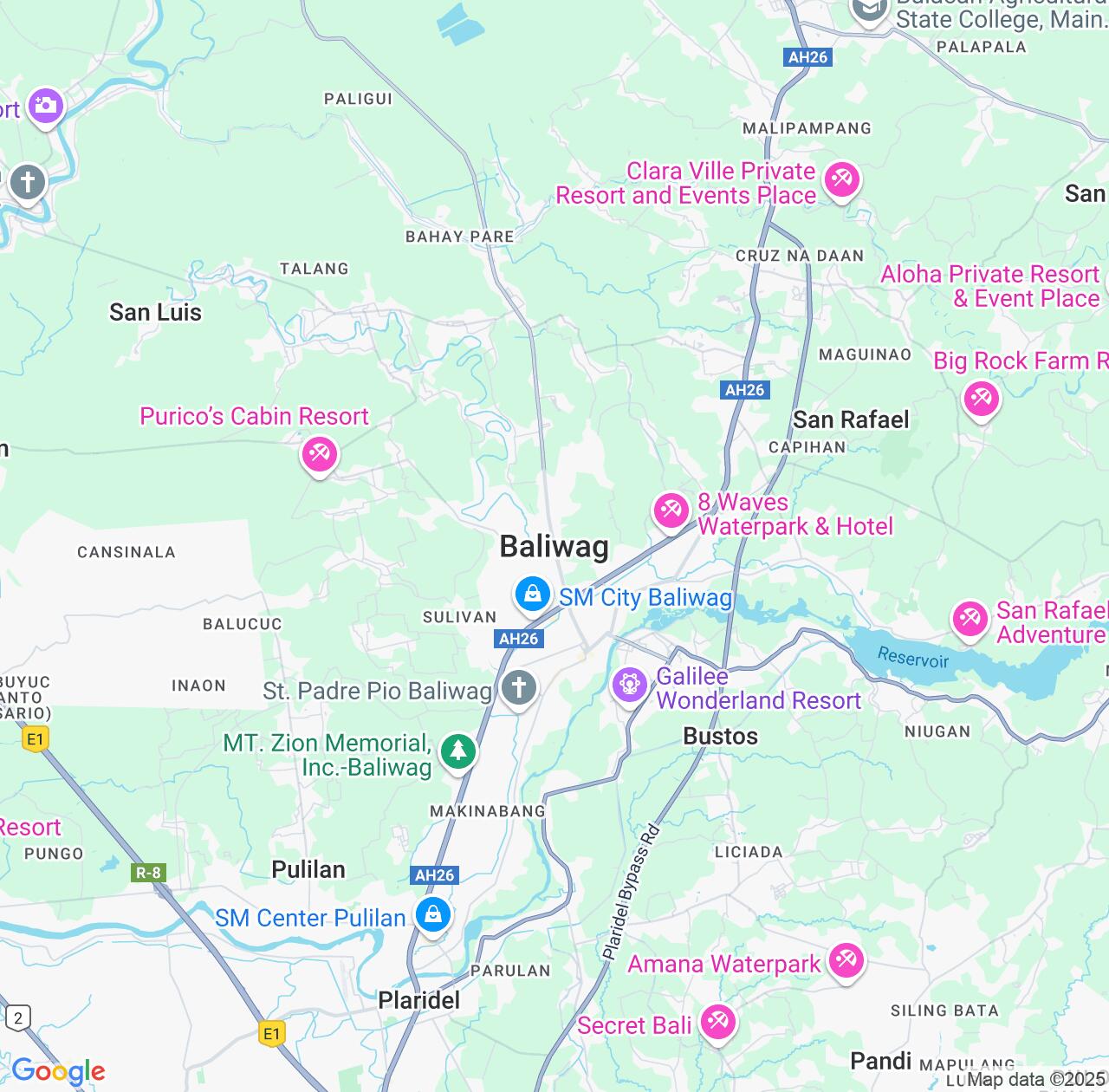 Map image for Intellectual Property Lawyers in Baliuag and Central Luzon IP firms at coordinates  ; .