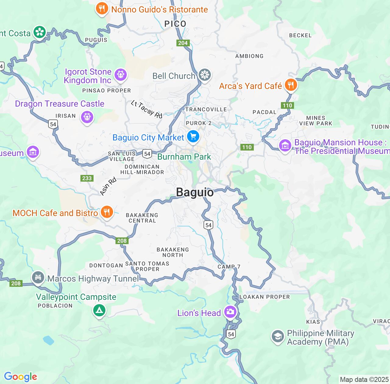 Map image for Intellectual Property Lawyers in Baguio and Cordillera IP firms at coordinates  ; .