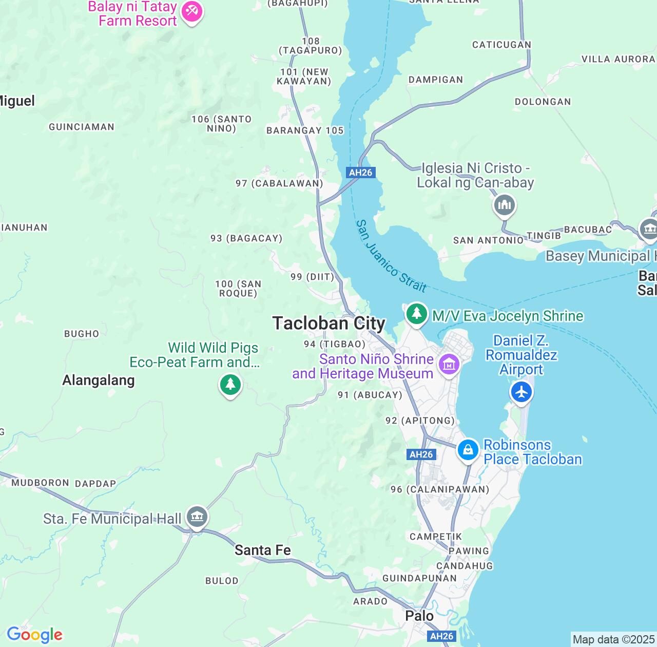 Map image for Intellectual Property Lawyers in Tacloban and Eastern Visayas IP firms at coordinates  ; .