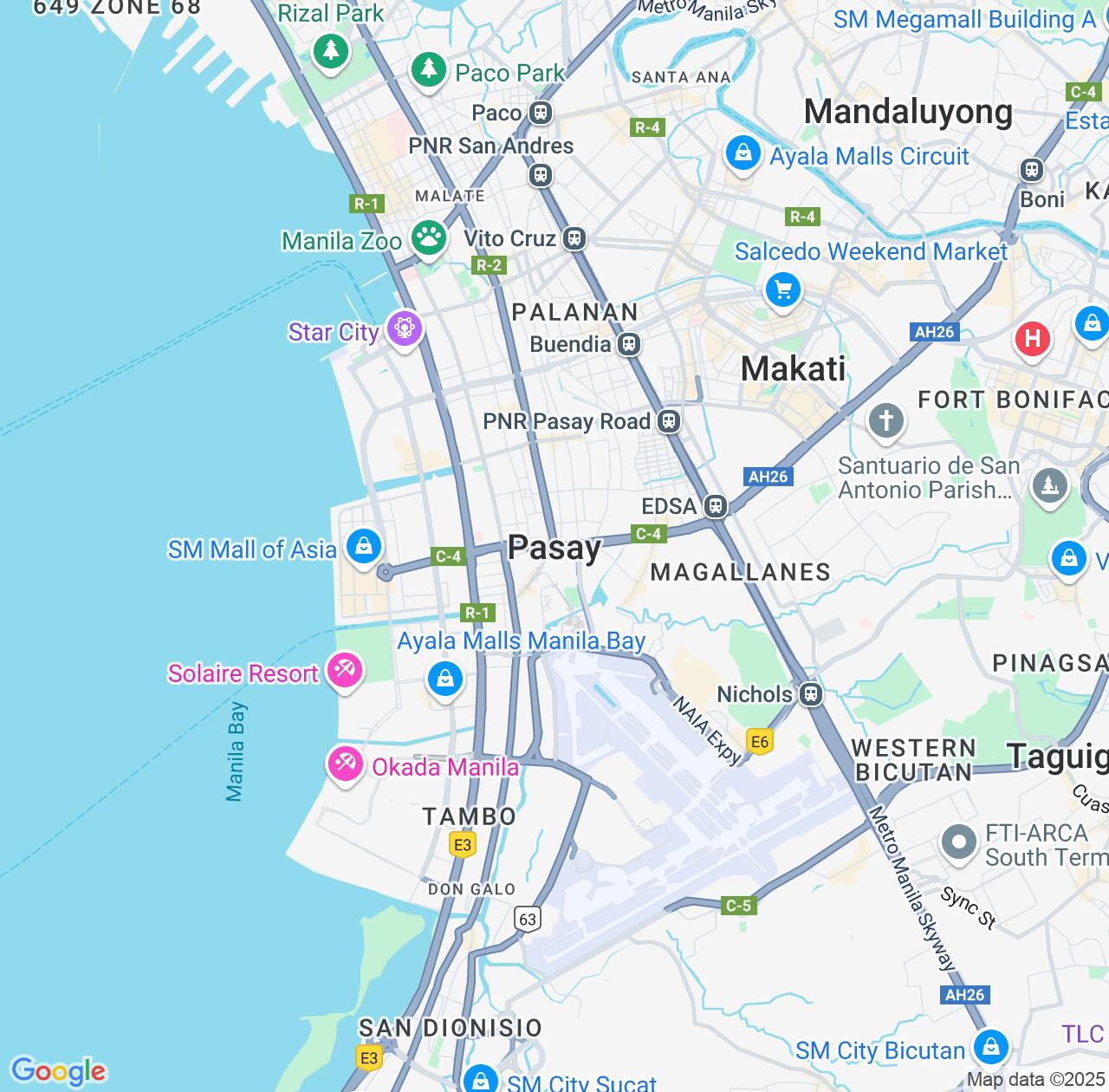 Map image for Intellectual Property Lawyers in Pasay and Metro Manila IP firms at coordinates  ; .