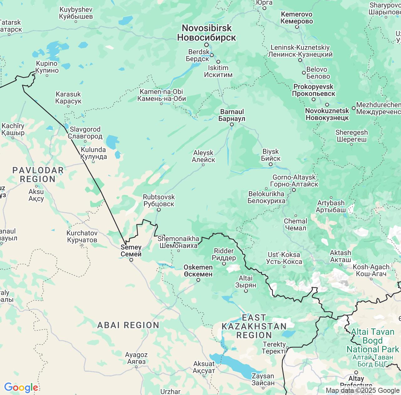Map image for Intellectual Property Lawyers in Altai Krai and Russia IP firms at coordinates  ; .