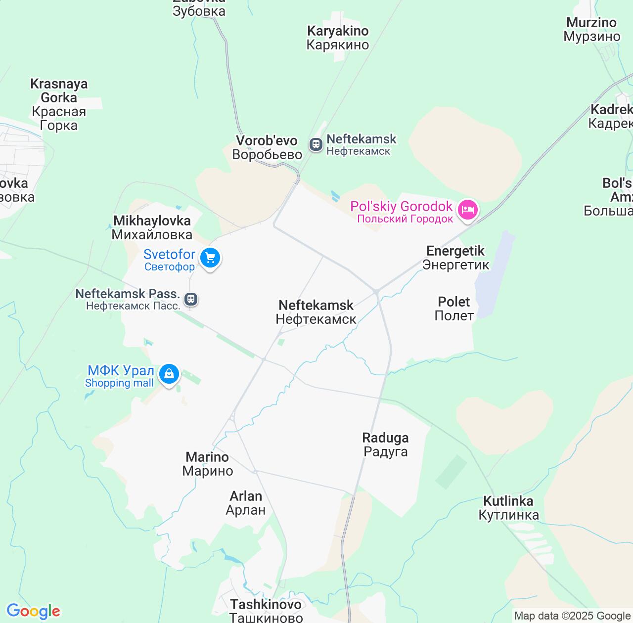 Map image for Intellectual Property Lawyers in Neftekamsk and Bashkortostan Republic IP firms at coordinates  ; .