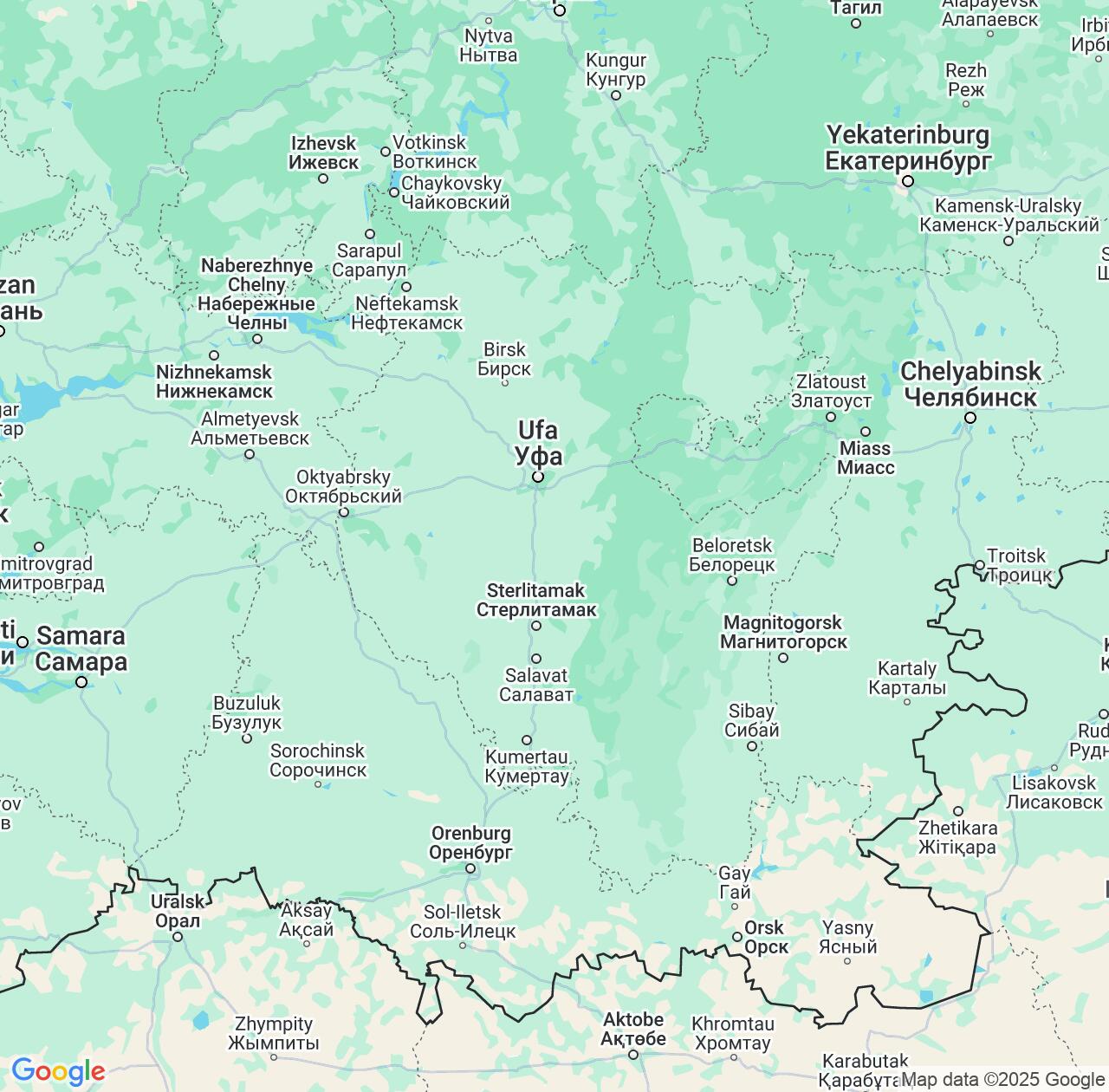 Map image for Intellectual Property Lawyers in Bashkortostan Republic and Russia IP firms at coordinates  ; .