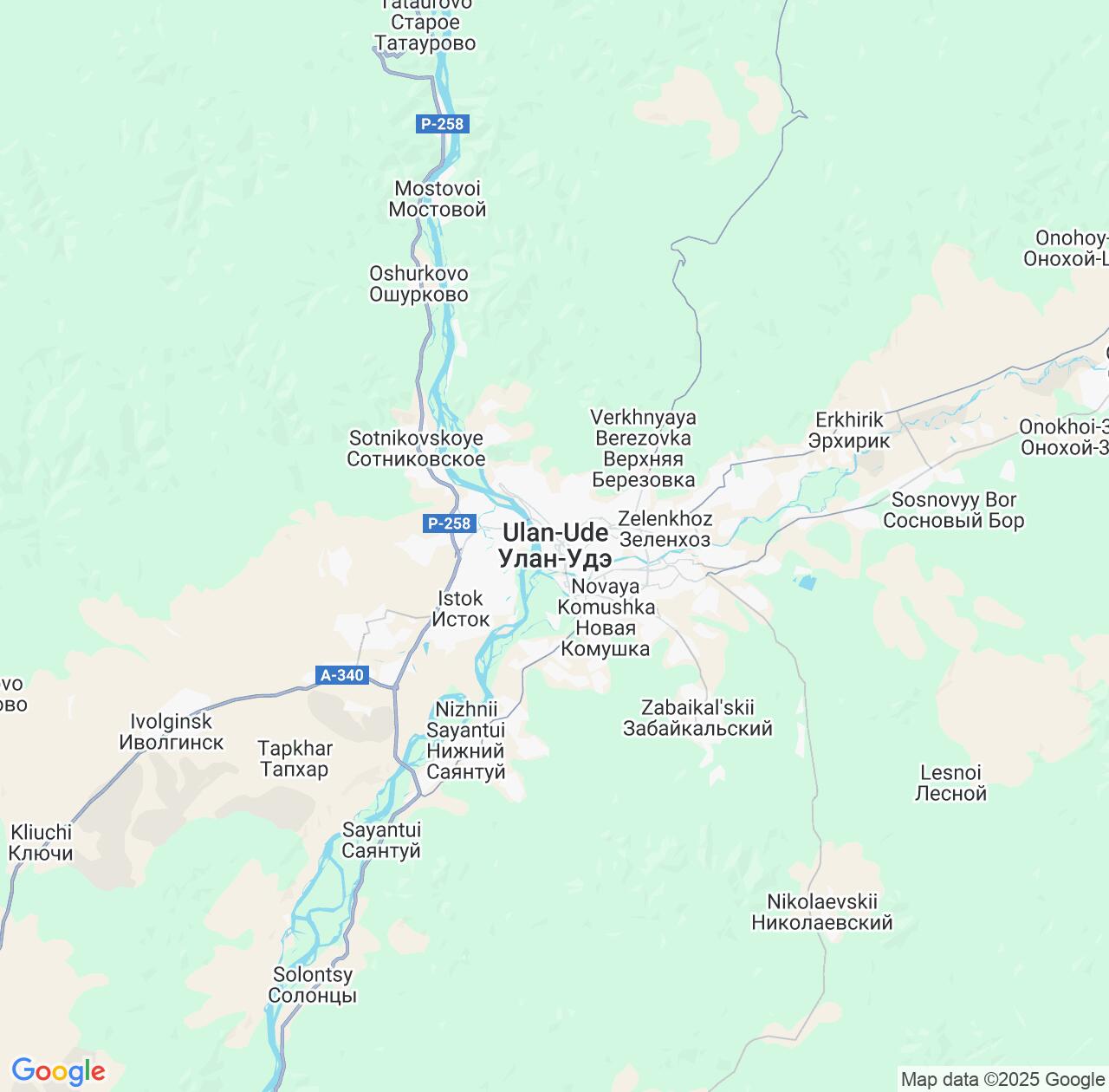Map image for Intellectual Property Lawyers in Ulan-Ude and Buryatiya Republic IP firms at coordinates  ; .