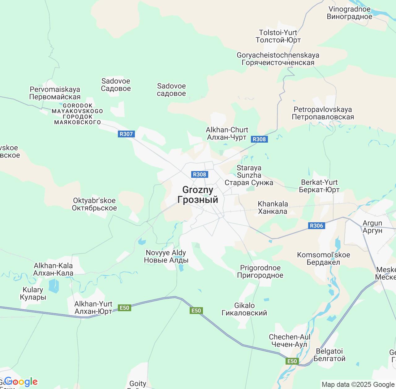 Map image for Intellectual Property Lawyers in Grozny and Chechnya IP firms at coordinates  ; .