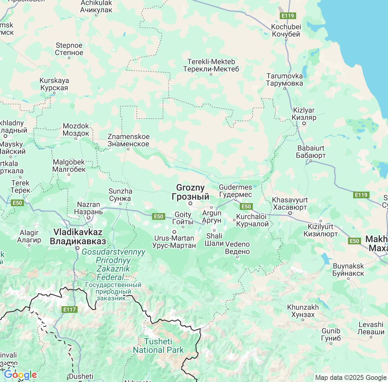 Map image for Intellectual Property Lawyers in Chechnya and Russia IP firms at coordinates  ; .