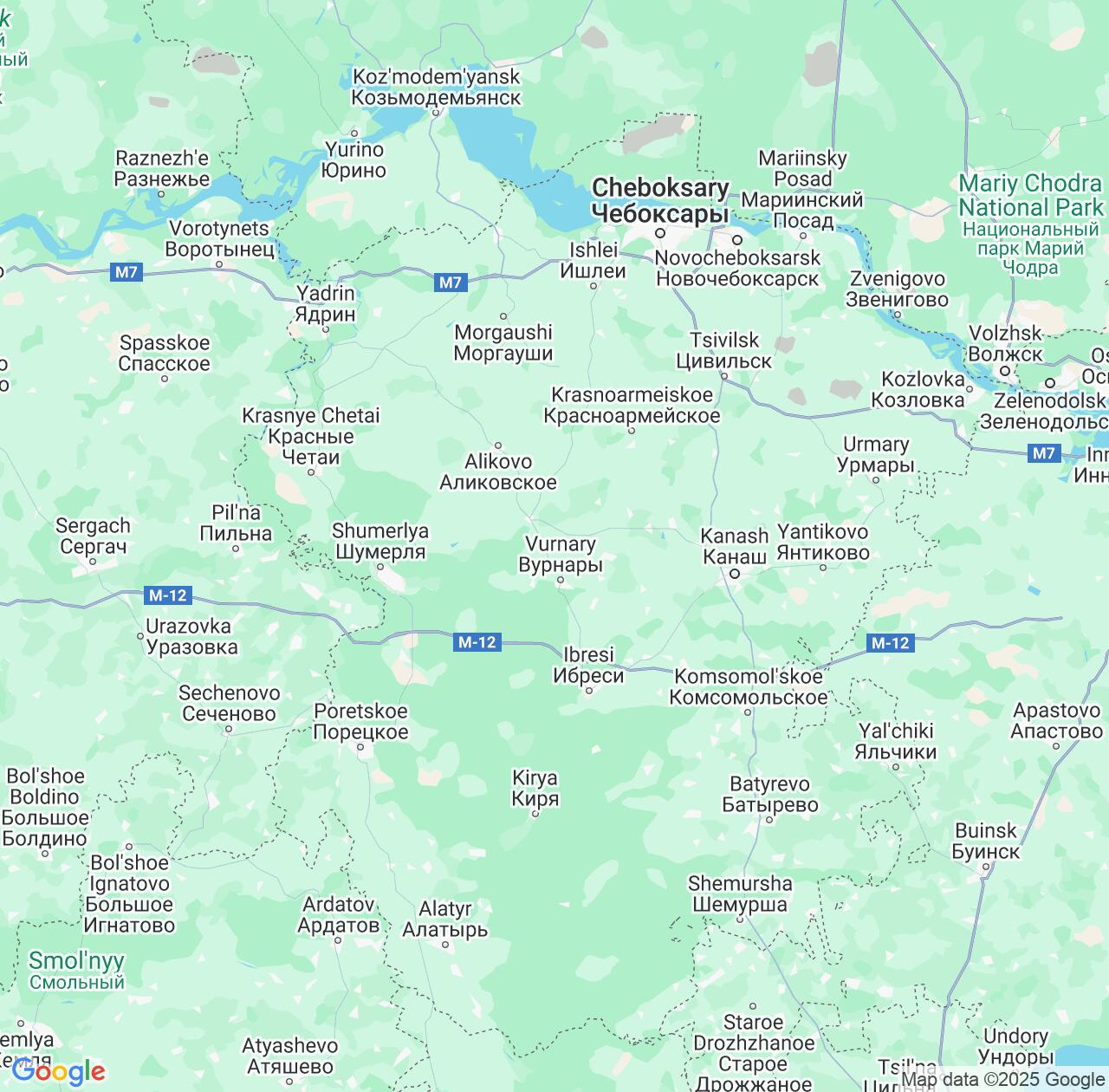 Map image for Intellectual Property Lawyers in Chuvash Republic and Russia IP firms at coordinates  ; .