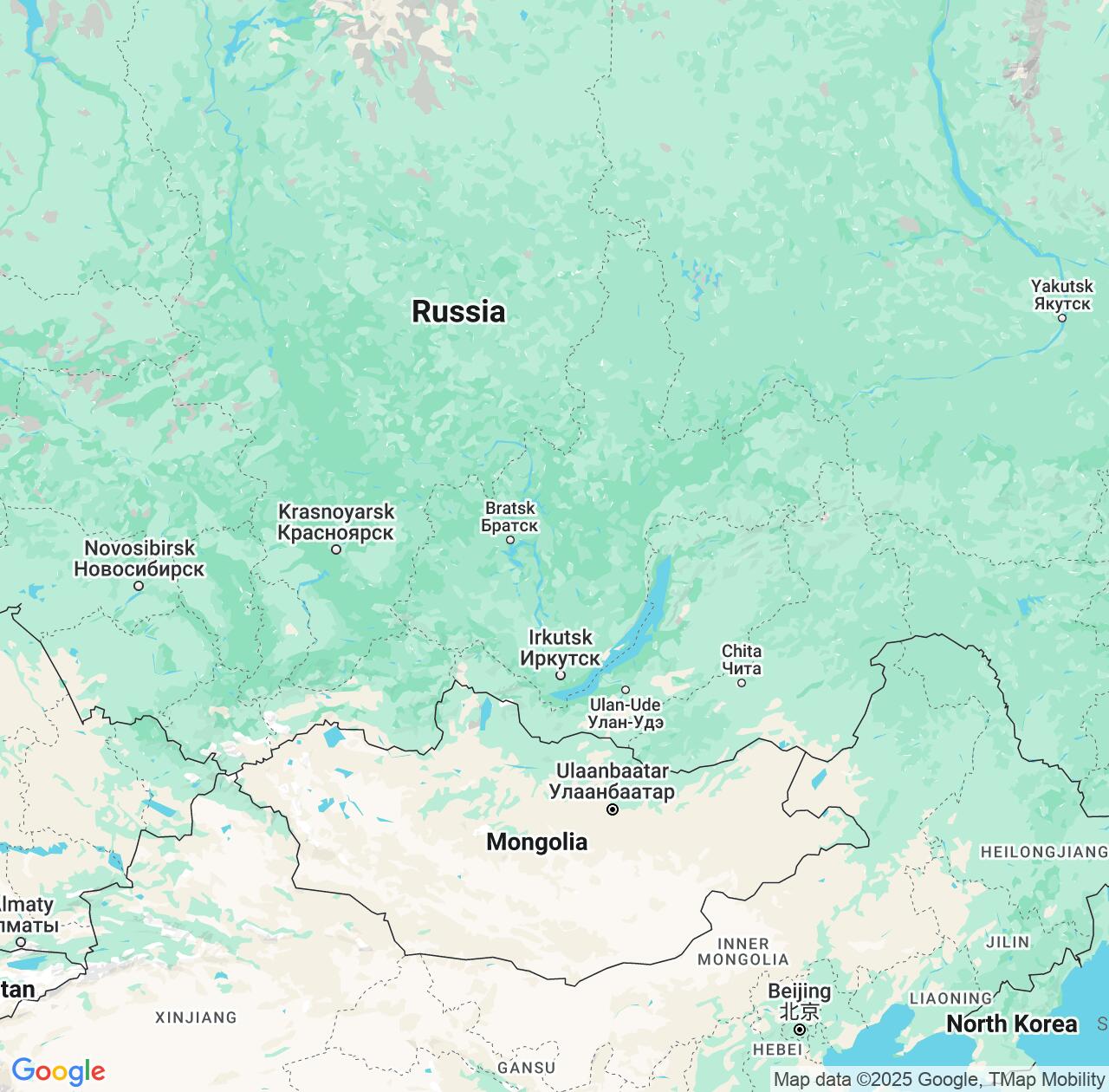 Map image for Intellectual Property Lawyers in Irkutsk Oblast and Russia IP firms at coordinates  ; .