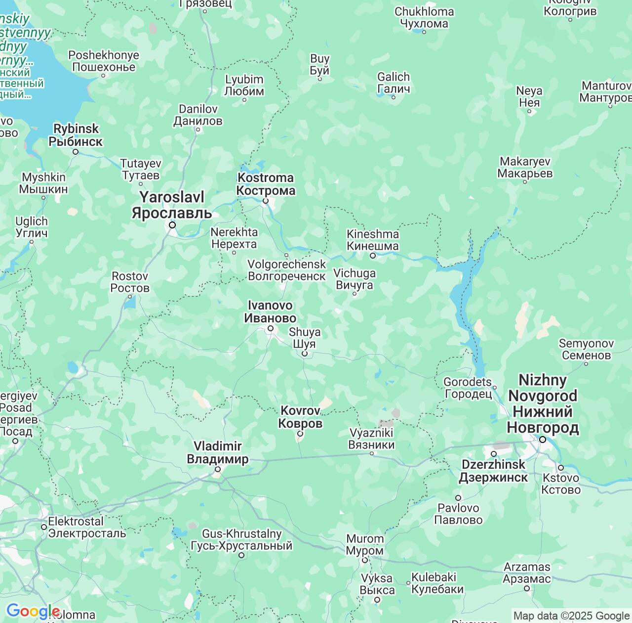 Map image for Intellectual Property Lawyers in Ivanovo Oblast and Russia IP firms at coordinates  ; .