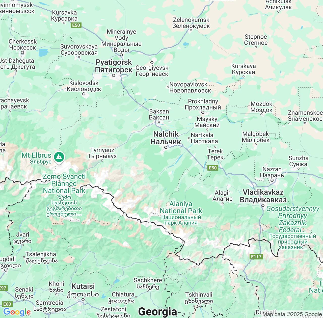 Map image for Intellectual Property Lawyers in Kabardino-Balkariya Republic and Russia IP firms at coordinates  ; .