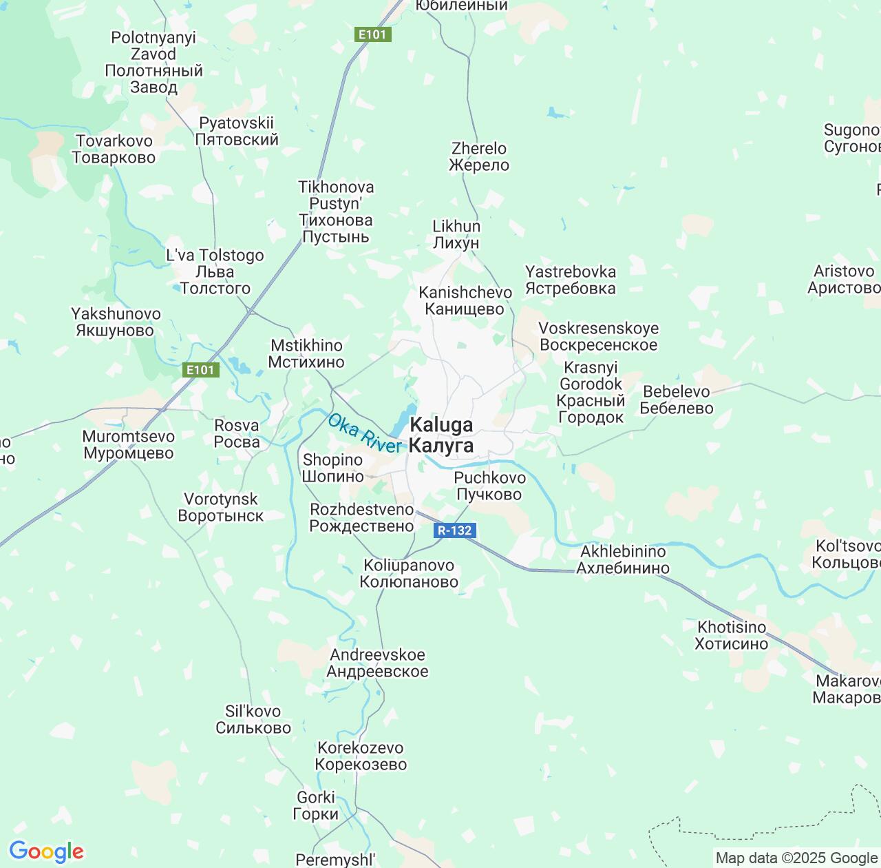 Map image for Intellectual Property Lawyers in Kaluga and Kaluga Oblast IP firms at coordinates  ; .