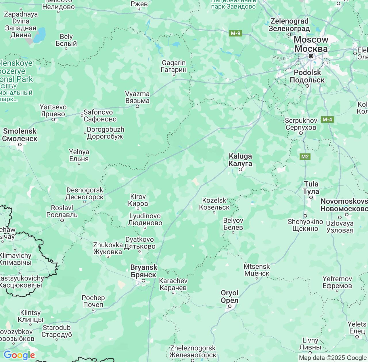 Map image for Intellectual Property Lawyers in Kaluga Oblast and Russia IP firms at coordinates  ; .