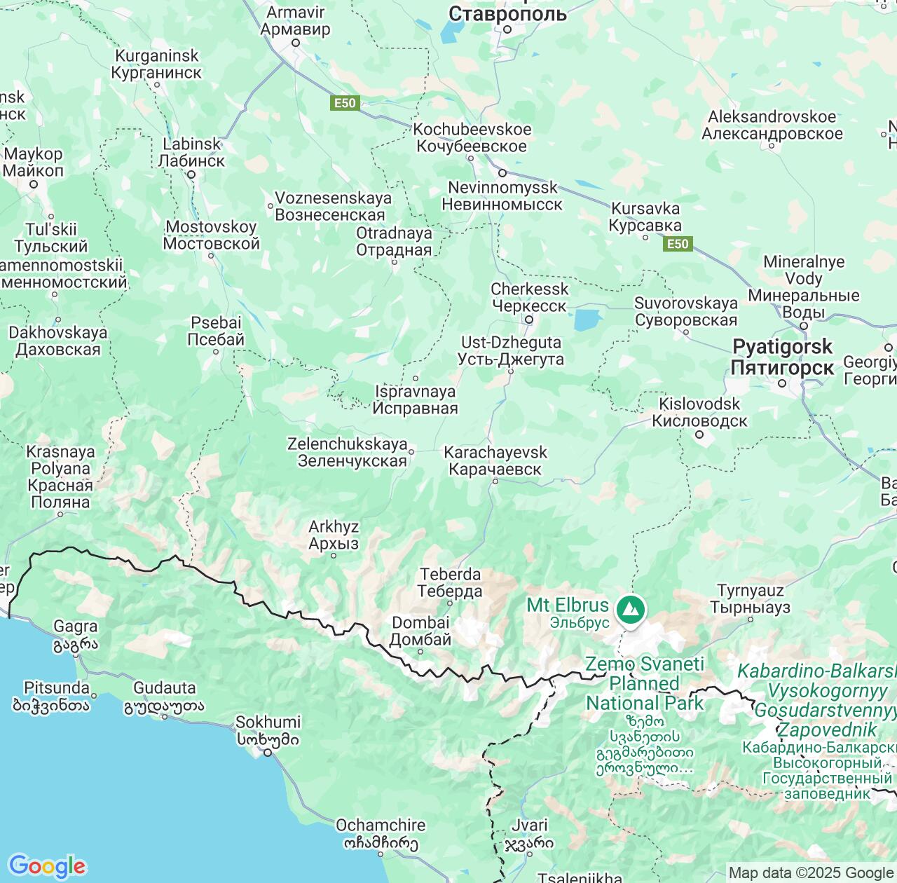 Map image for Intellectual Property Lawyers in Karachayevo-Cherkesiya Republic and Russia IP firms at coordinates  ; .