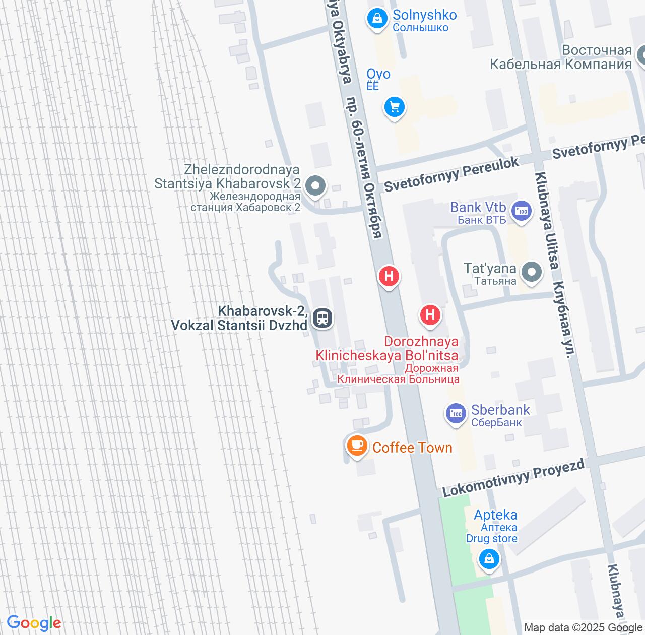 Map image for Intellectual Property Lawyers in Khabarovsk Vtoroy and Khabarovsk IP firms at coordinates  ; .