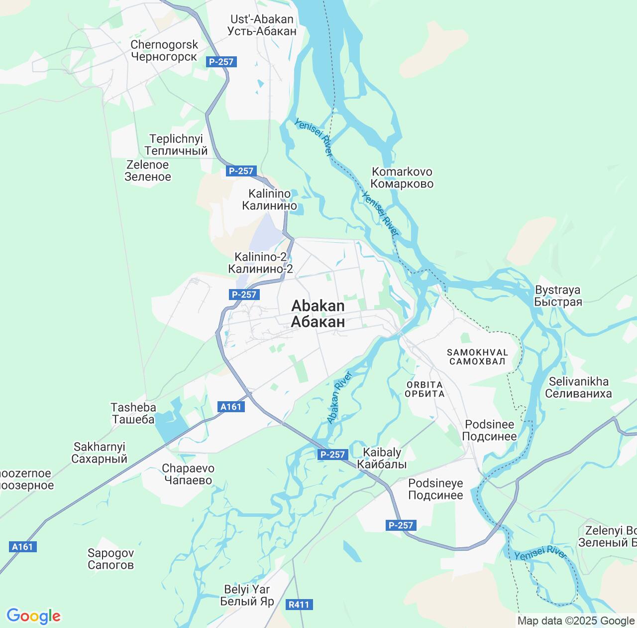 Map image for Intellectual Property Lawyers in Abakan and Khakasiya Republic IP firms at coordinates  ; .