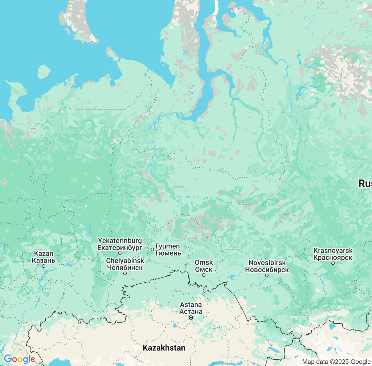 Map image for Intellectual Property Lawyers in Khanty-Mansia and Russia IP firms at coordinates  ; .