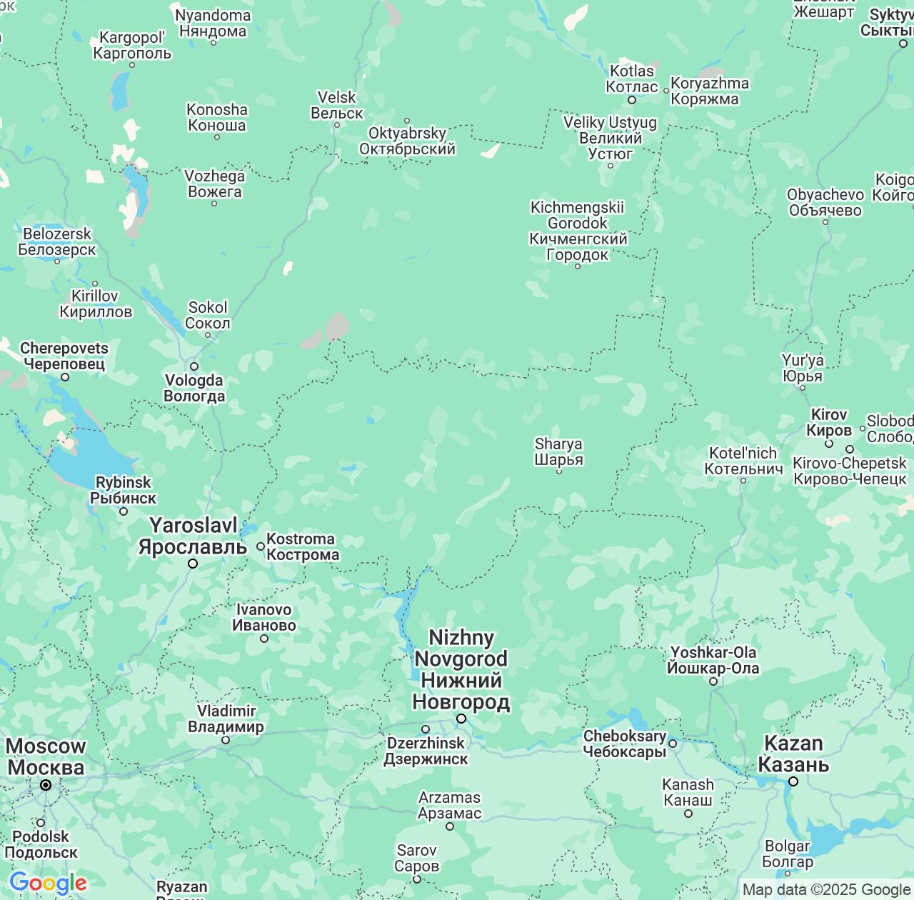 Map image for Intellectual Property Lawyers in Kostroma Oblast and Russia IP firms at coordinates  ; .