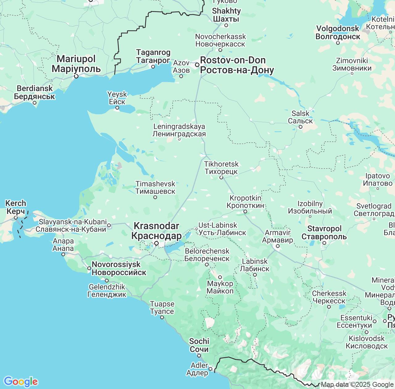Map image for Intellectual Property Lawyers in Krasnodar Krai and Russia IP firms at coordinates  ; .