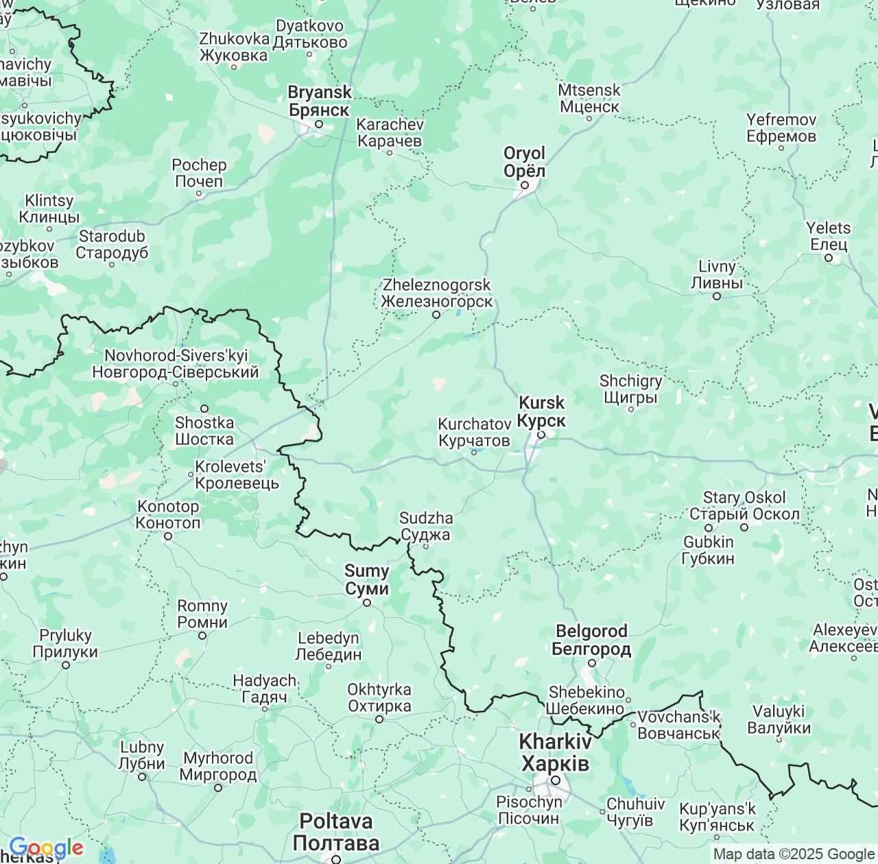 Map image for Intellectual Property Lawyers in Kursk Oblast and Russia IP firms at coordinates  ; .