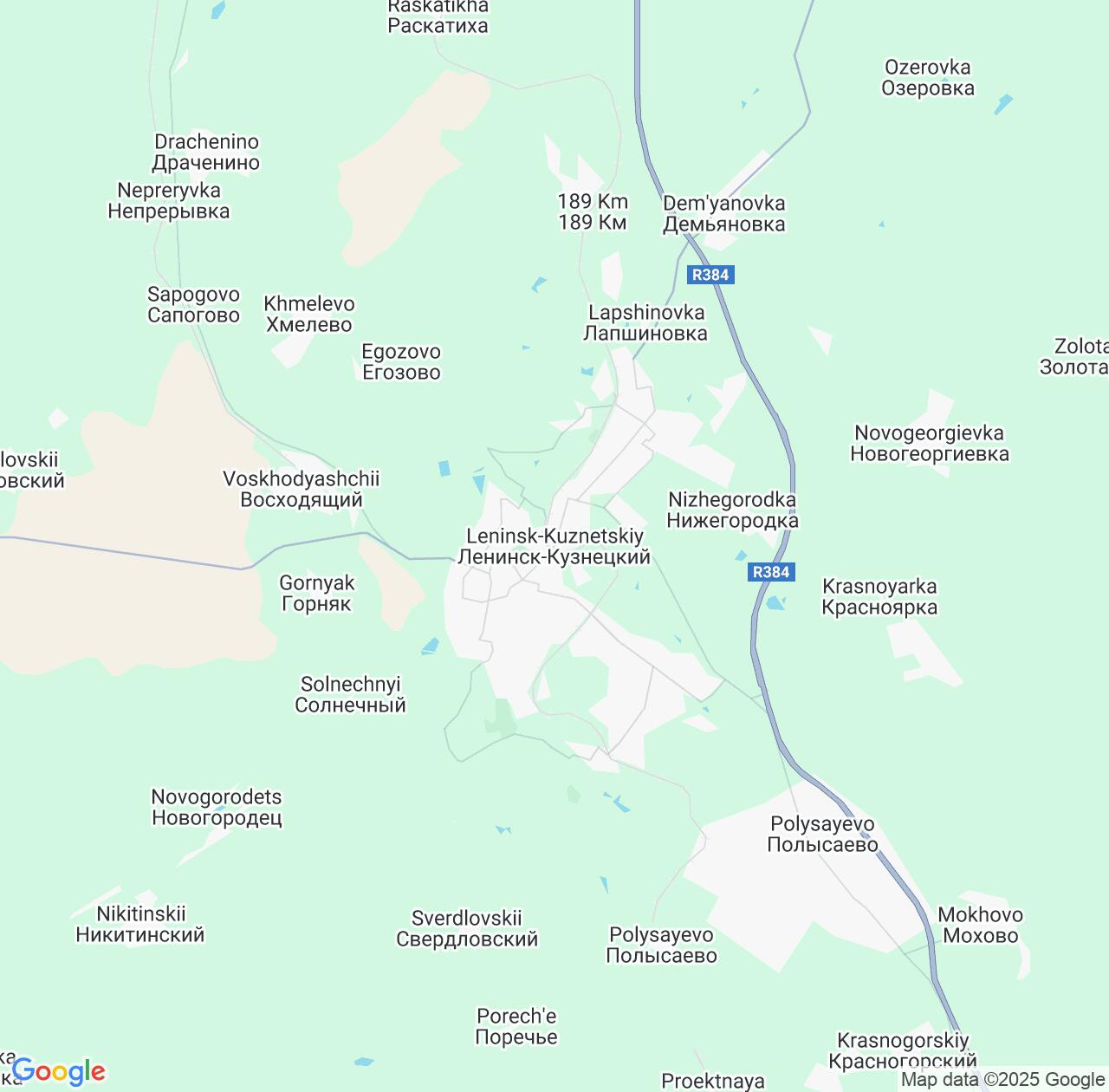 Map image for Intellectual Property Lawyers in Leninsk-Kuznetsky and Kuzbass IP firms at coordinates  ; .