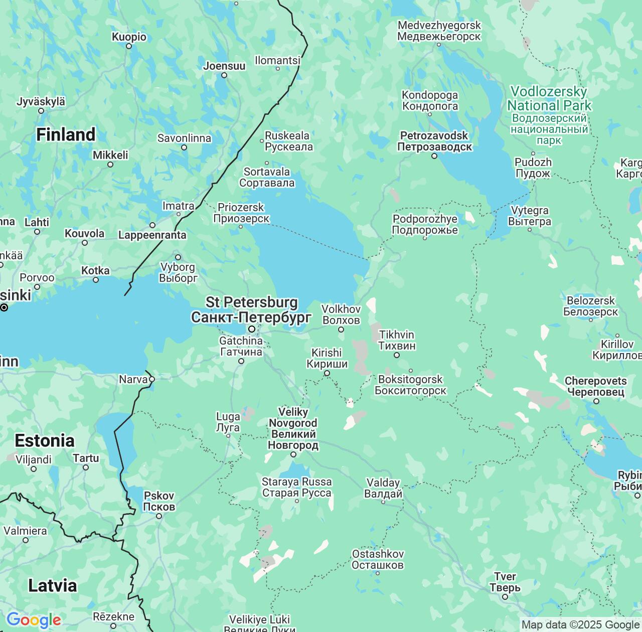 Map image for Intellectual Property Lawyers in Leningradskaya Oblast' and Russia IP firms at coordinates  ; .