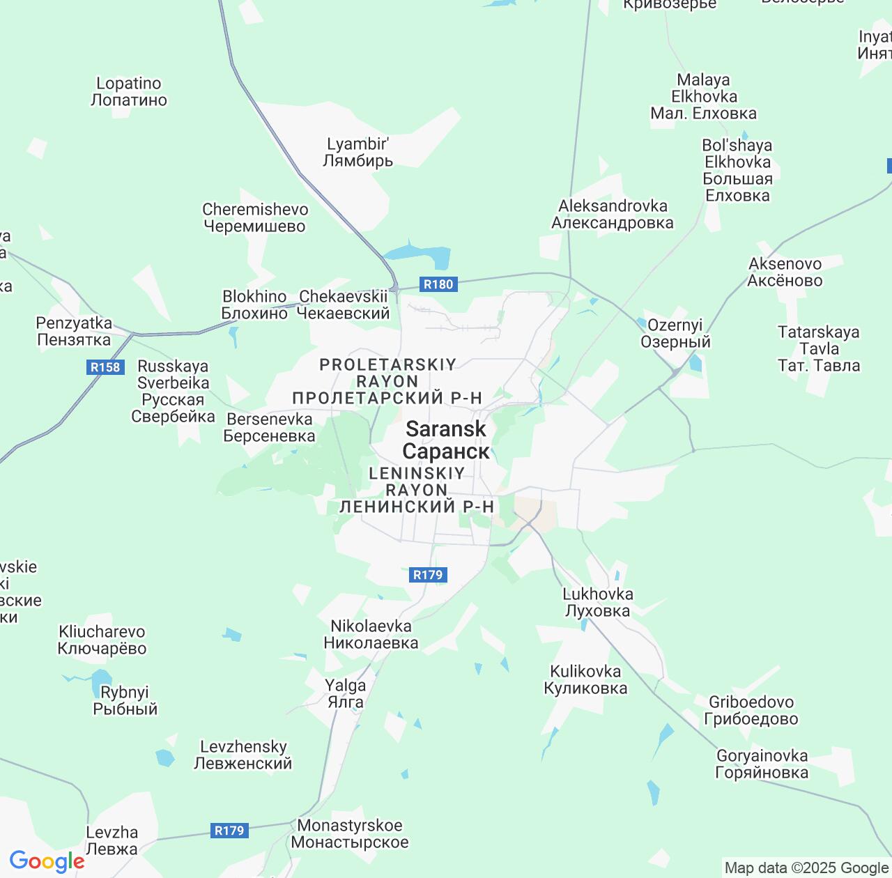 Map image for Intellectual Property Lawyers in Saransk and Mordoviya Republic IP firms at coordinates  ; .