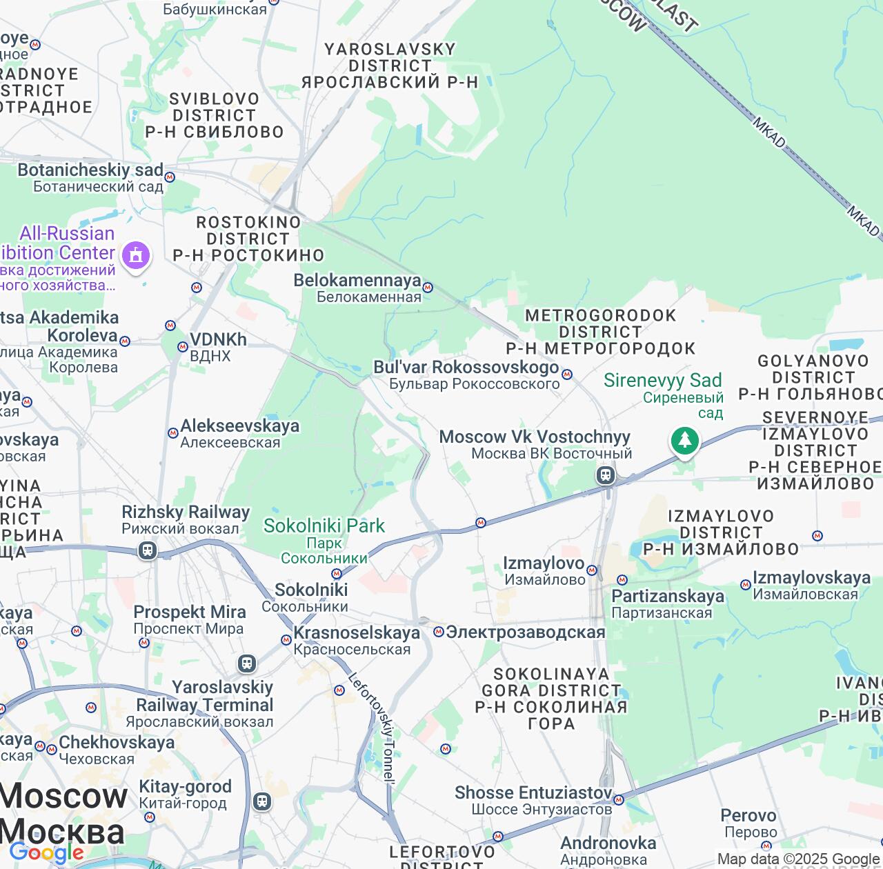 Map image for Intellectual Property Lawyers in Bogorodskoye and Moscow IP firms at coordinates  ; .