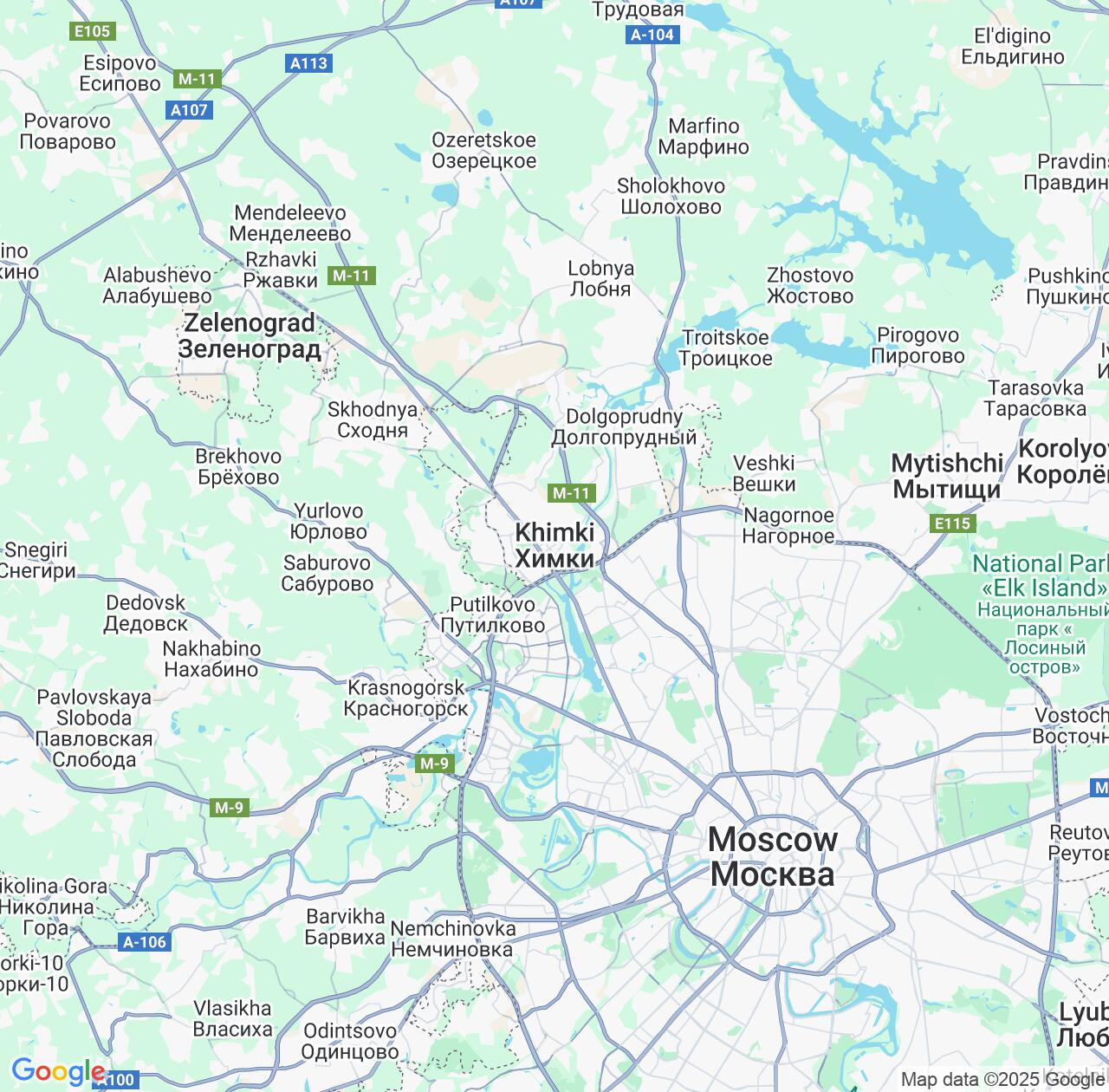 Map image for Intellectual Property Lawyers in Khimki and Moscow Oblast IP firms at coordinates  ; .