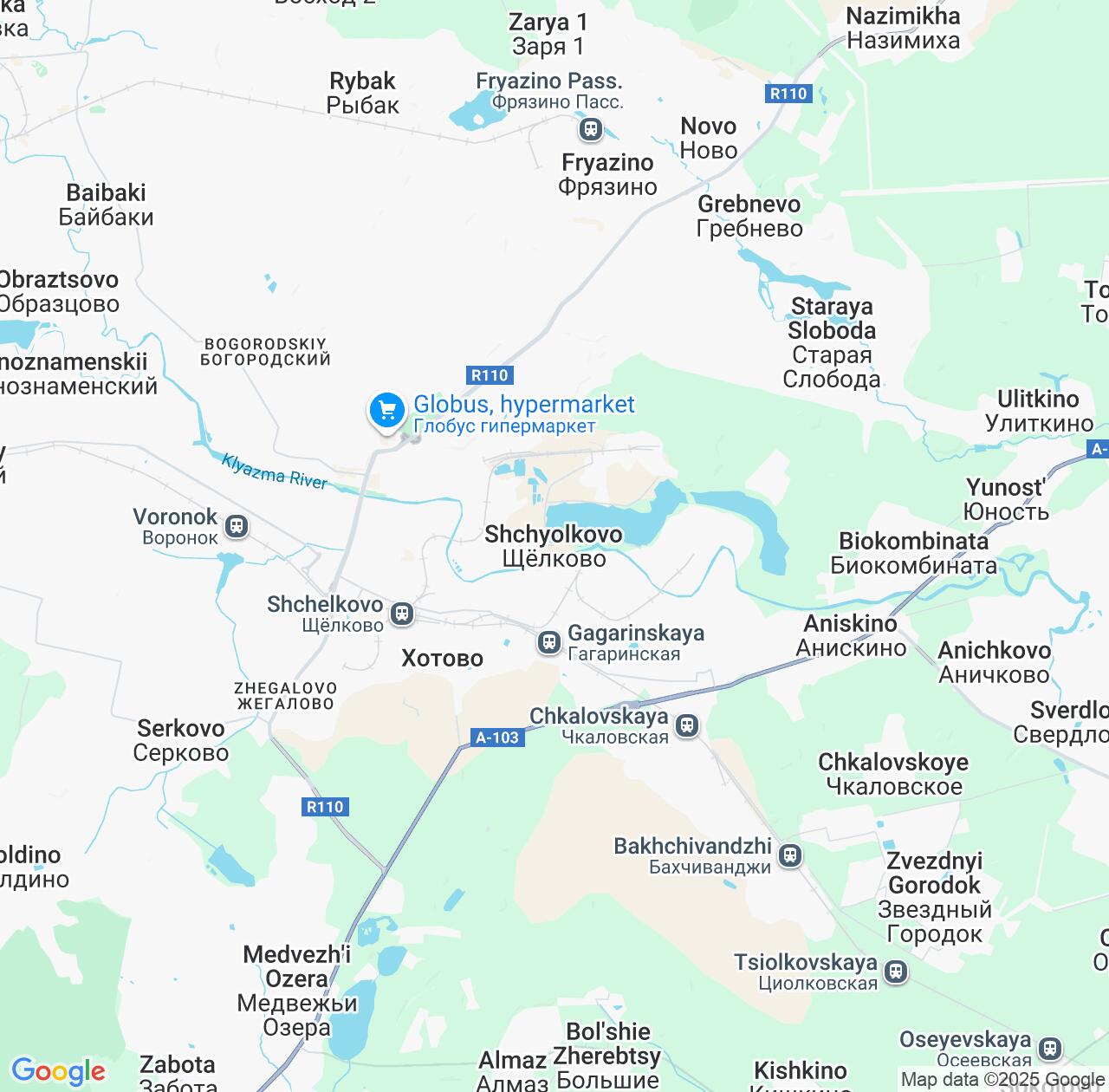 Map image for Intellectual Property Lawyers in Shchyolkovo and Moscow Oblast IP firms at coordinates  ; .