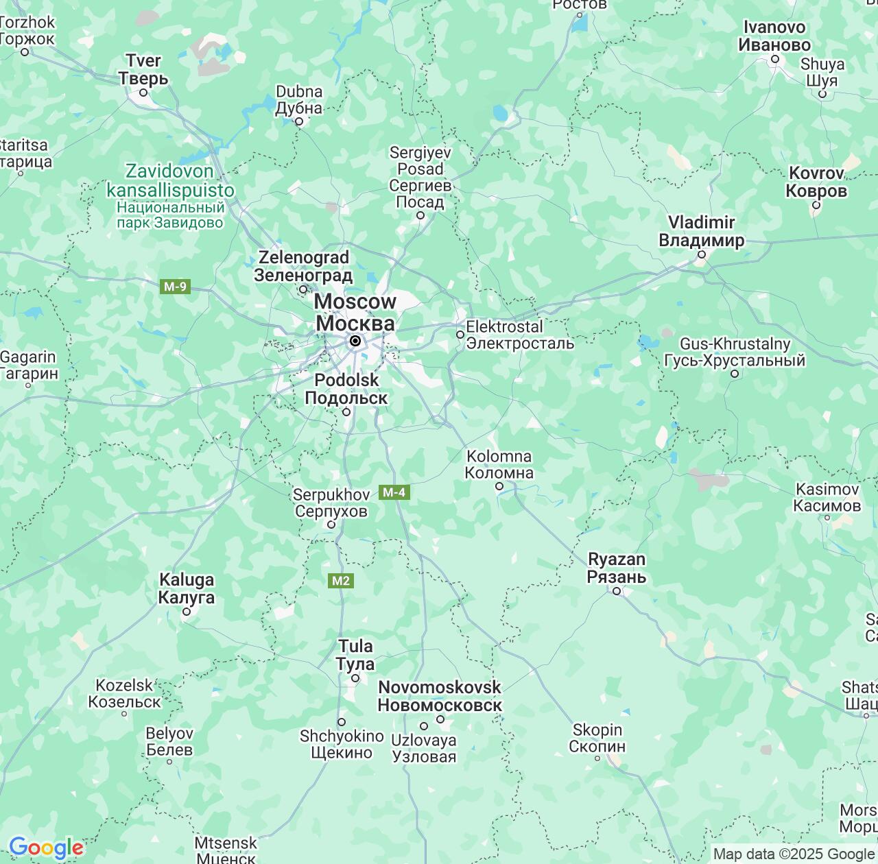 Map image for Intellectual Property Lawyers in Moscow Oblast and Russia IP firms at coordinates  ; .
