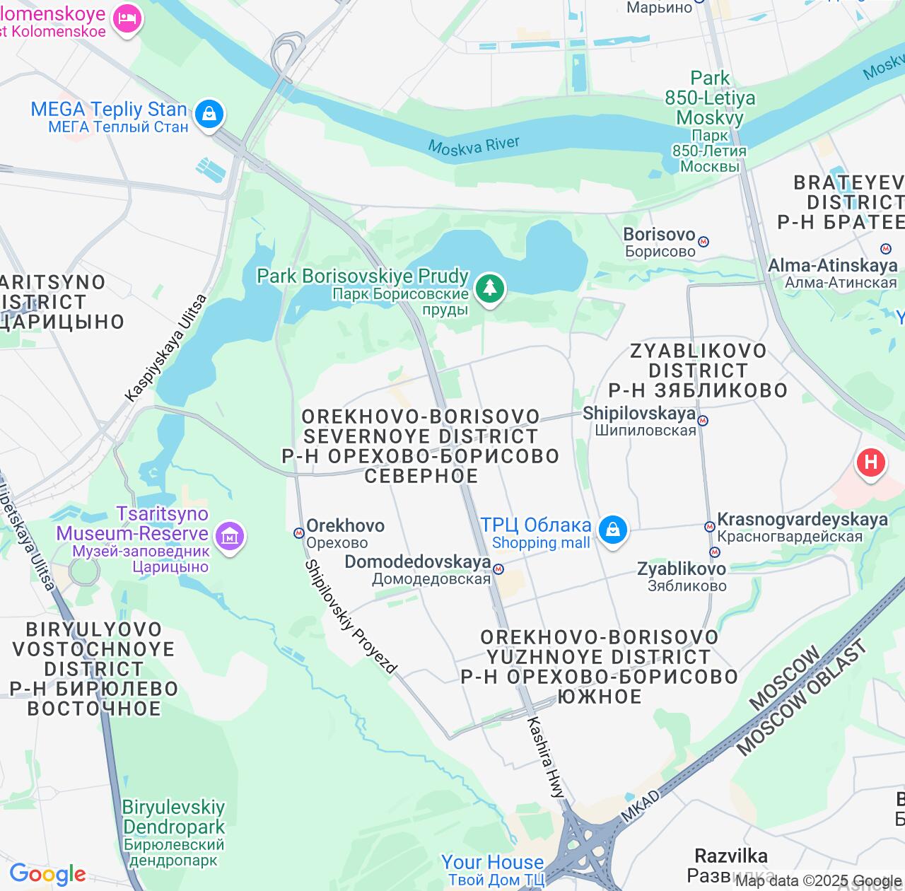 Map image for Intellectual Property Lawyers in Orekhovo-Borisovo and Moscow IP firms at coordinates  ; .