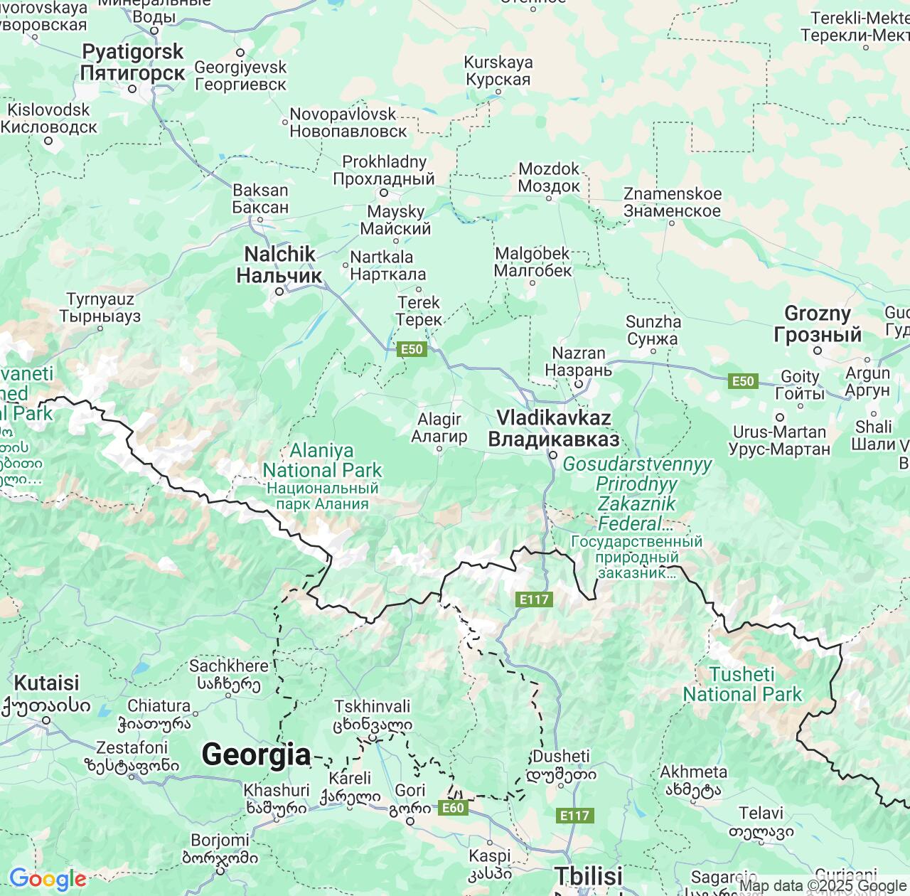 Map image for Intellectual Property Lawyers in North Ossetia–Alania and Russia IP firms at coordinates  ; .