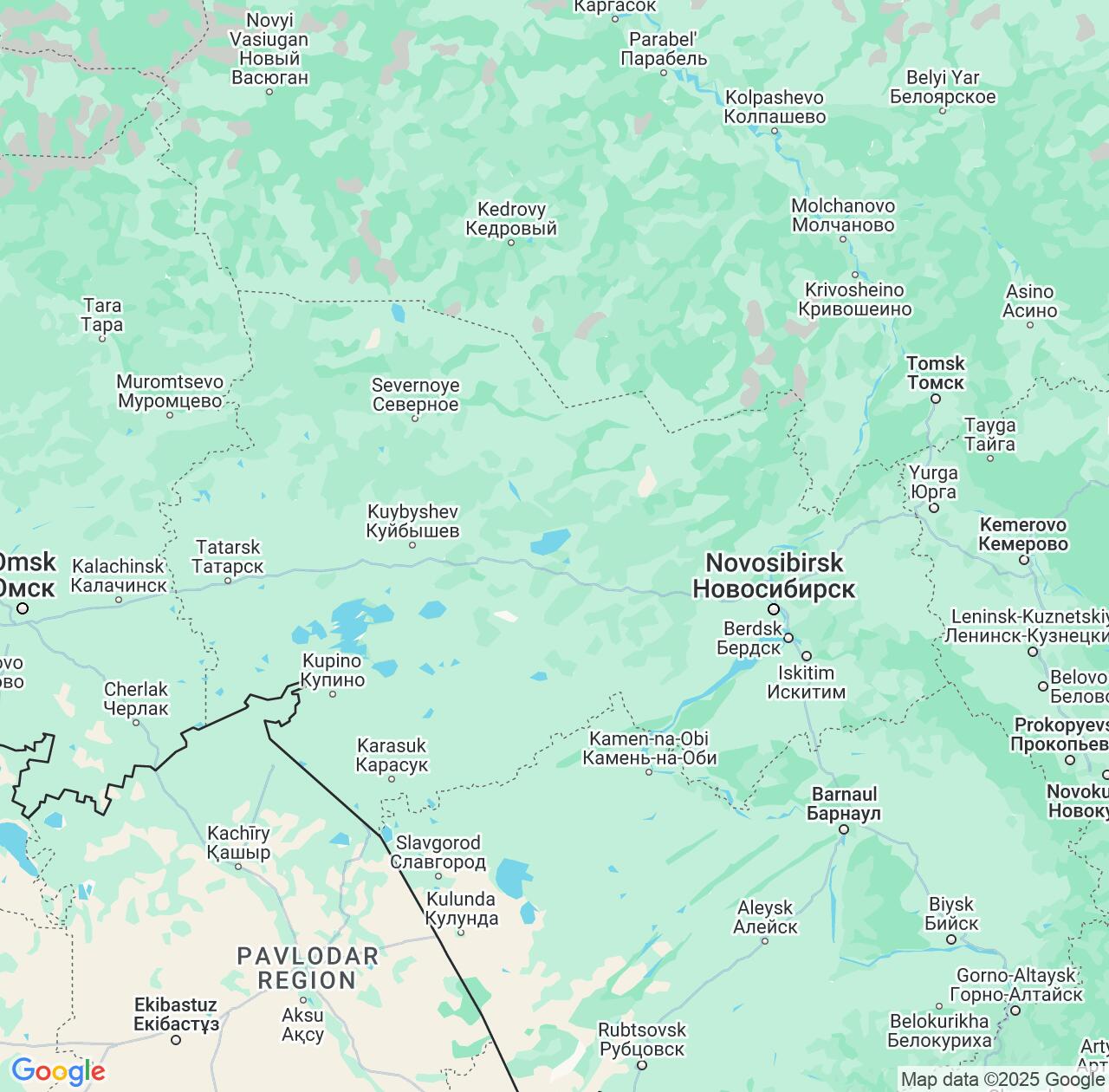 Map image for Intellectual Property Lawyers in Novosibirsk Oblast and Russia IP firms at coordinates  ; .