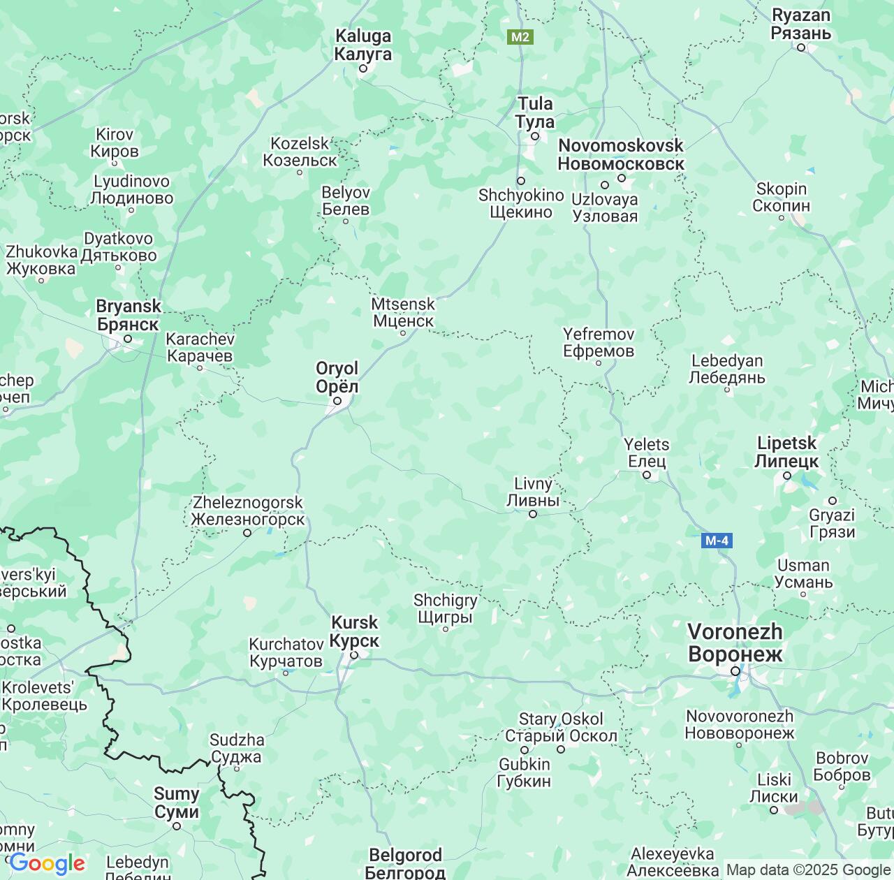 Map image for Intellectual Property Lawyers in Oryol oblast and Russia IP firms at coordinates  ; .