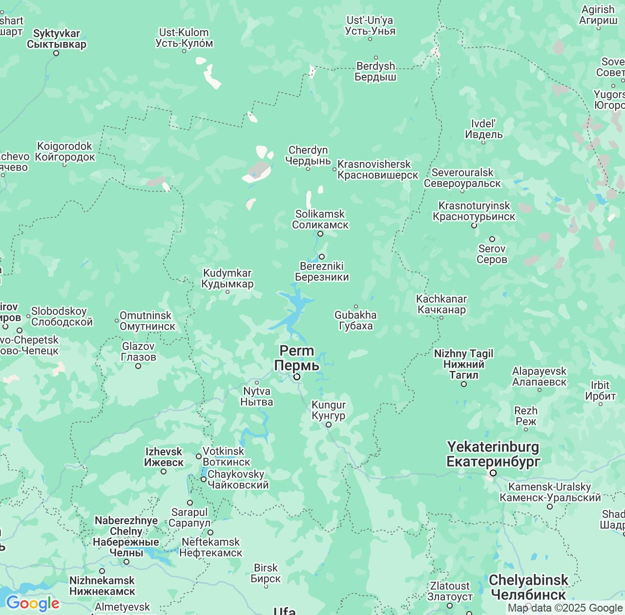 Map image for Intellectual Property Lawyers in Perm and Perm Krai IP firms at coordinates  ; .
