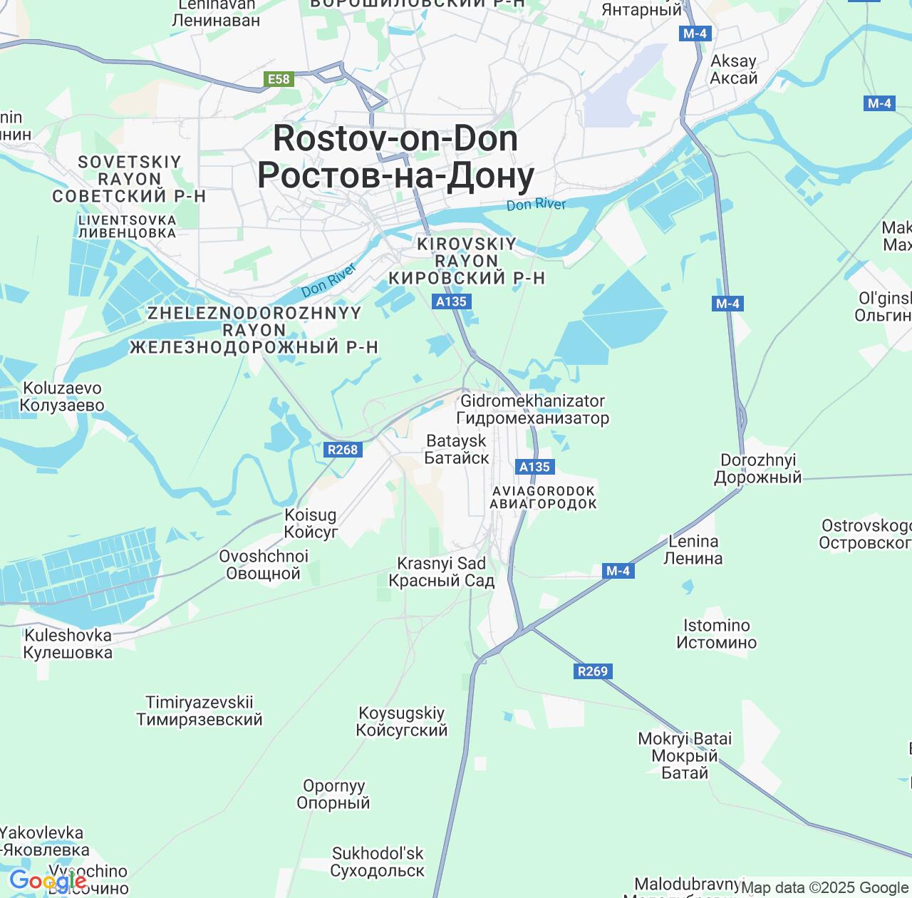 Map image for Intellectual Property Lawyers in Bataysk and Rostov IP firms at coordinates  ; .